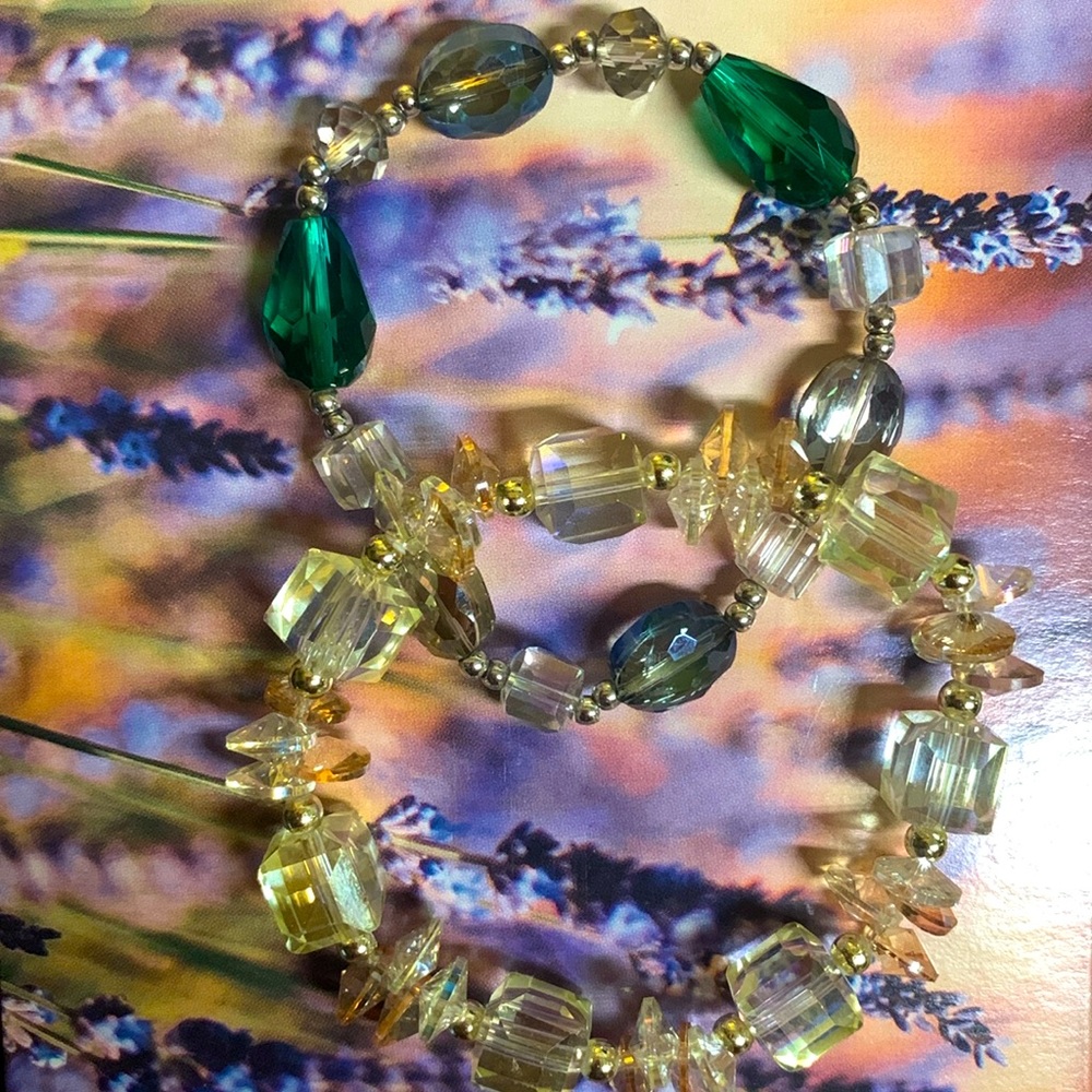 2 rhinestone bracelets for the price of one